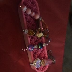 Elegant Pink Keyring